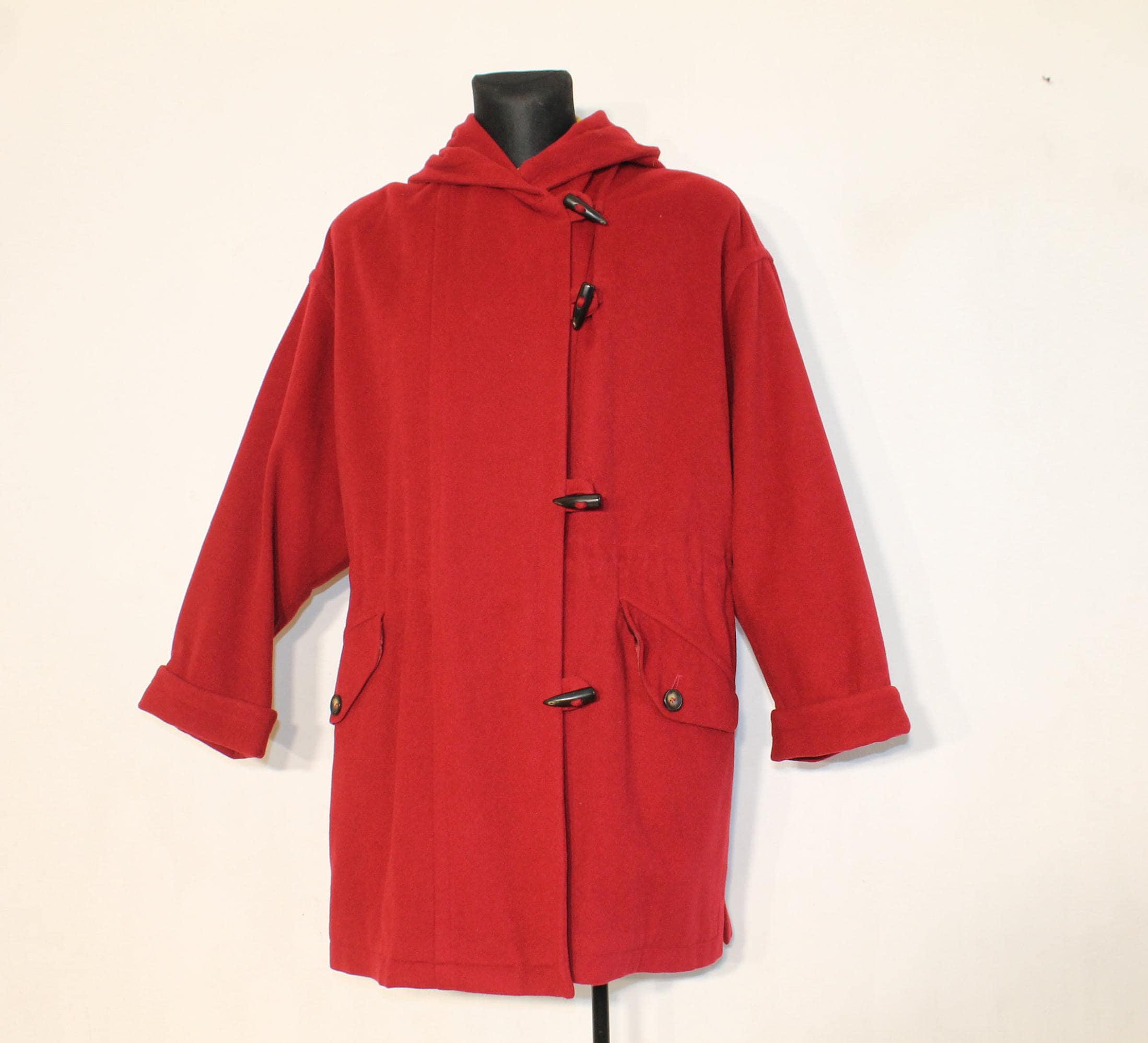 ダッフルコート ヴィンテージウール レッド：90年代 ローデンフリー