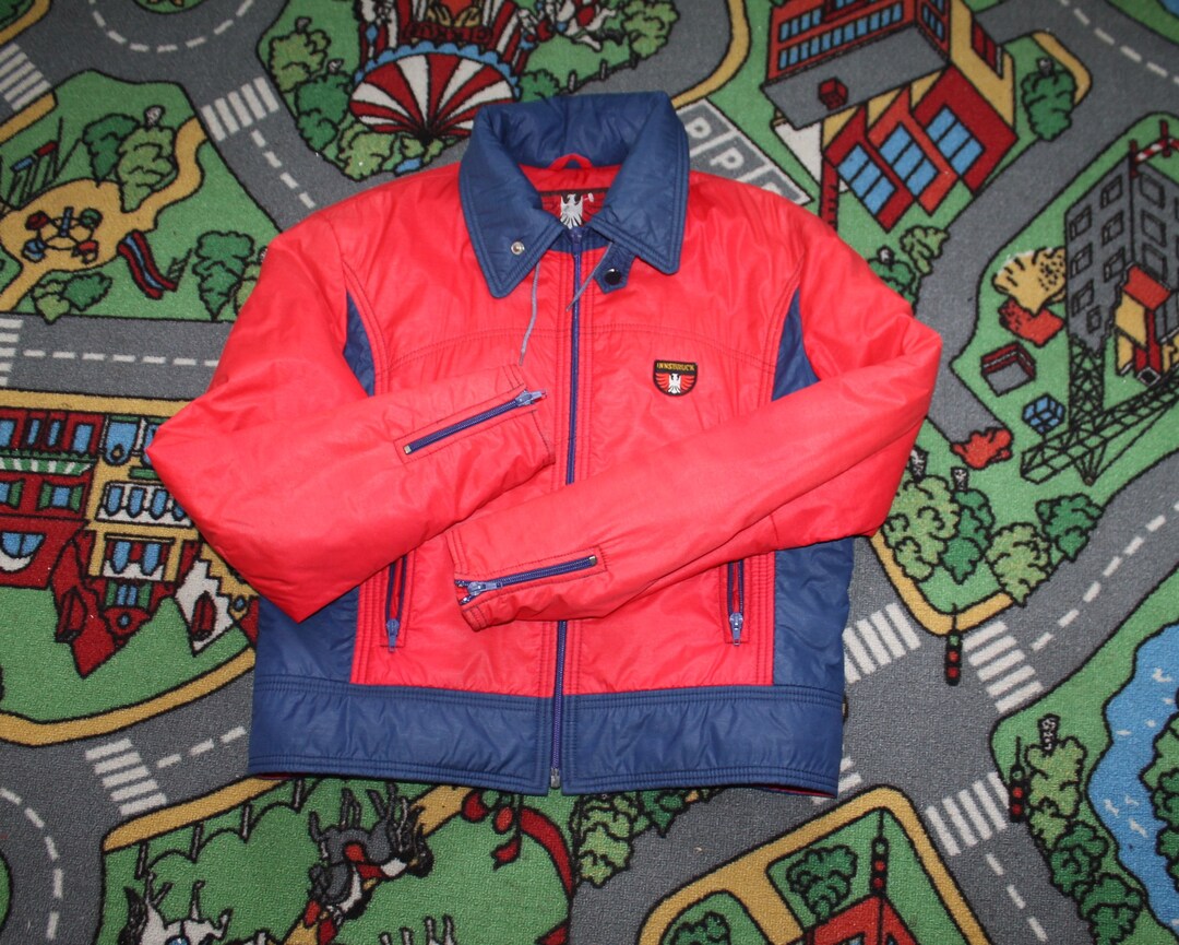 70s Vintage Red Ski Jacket Austrian Ski Jacket Mens Innsbruck Etsy UK