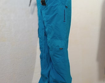 Vintage 90s Blue Ski Pants Women, Peak Performance Skiing Pants