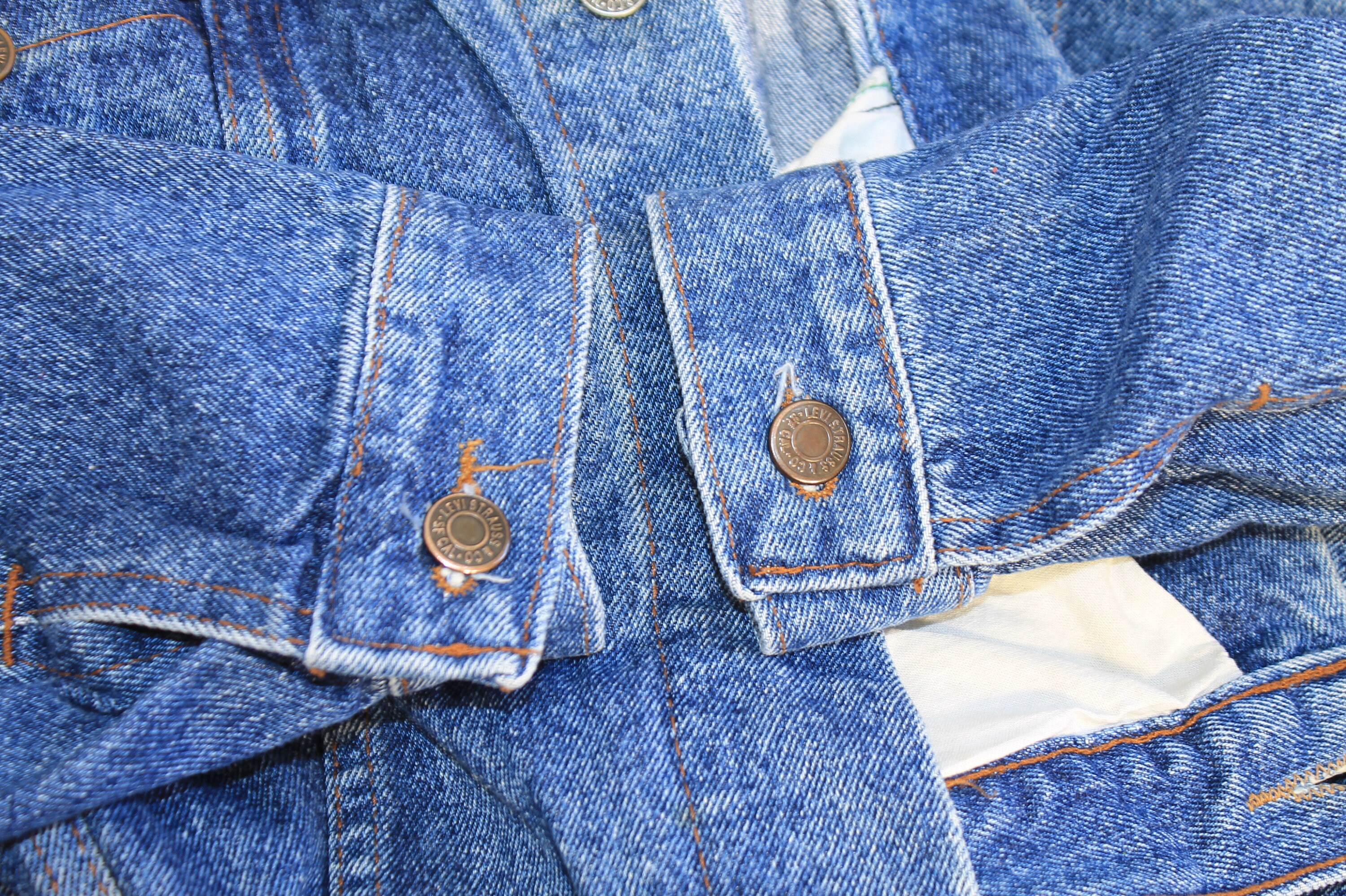 LEVIS Distressed Denim Jacket Vintage Unisex Levis 501