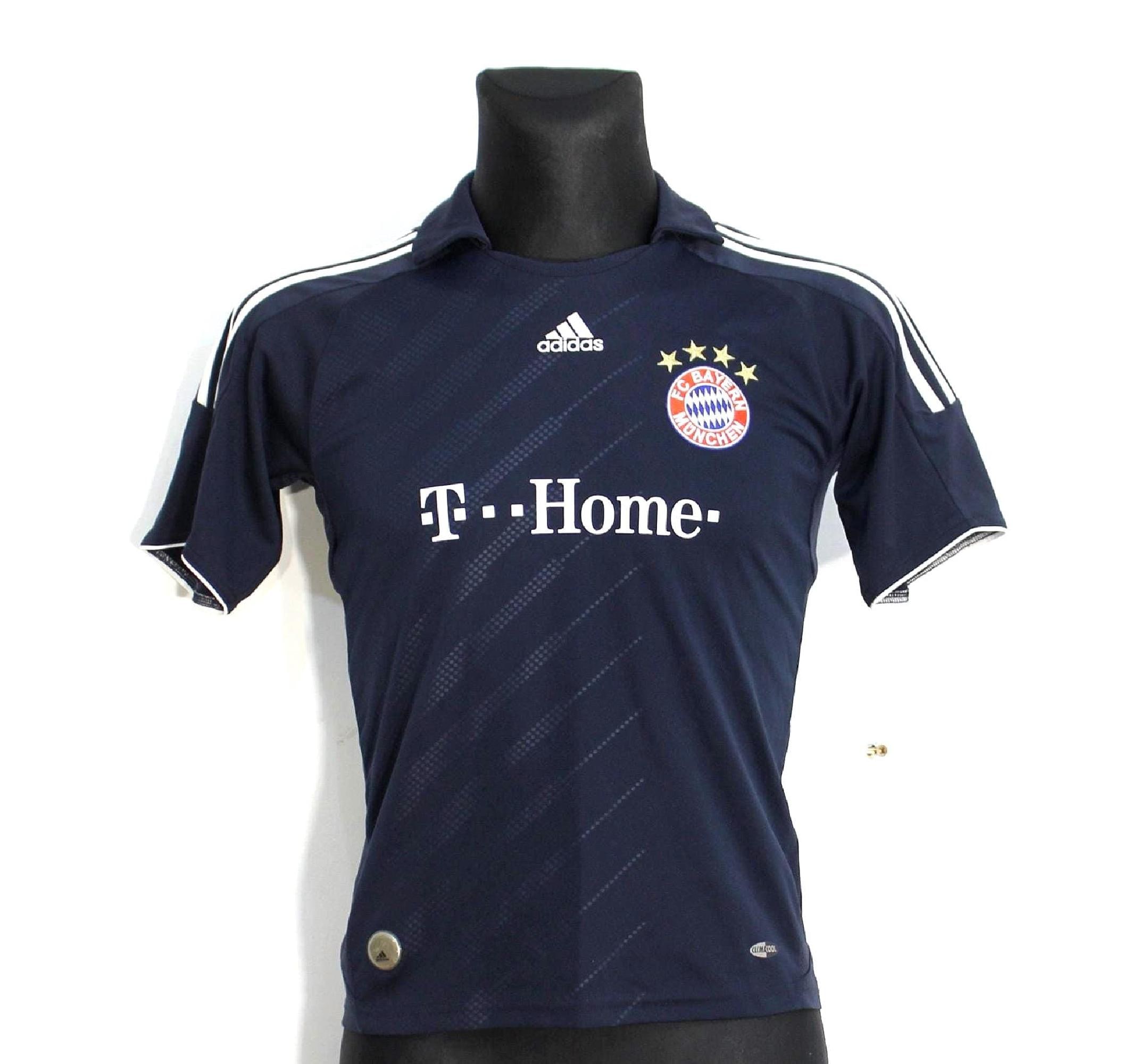 Bayern Munich Jersey Black Adidas Climacool Small Unisex Gomez