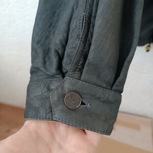 Men's Vintage Style Gray Lambskin Leather Jacket for Festivals