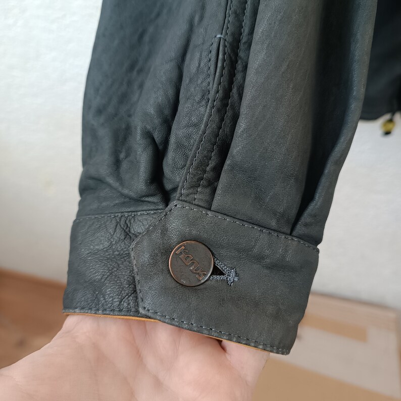 Men's Vintage Style Gray Lambskin Leather Jacket for Festivals