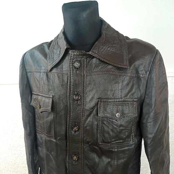 90s cotton jacket w/ zipper pocket detail - Outskirts Vintage