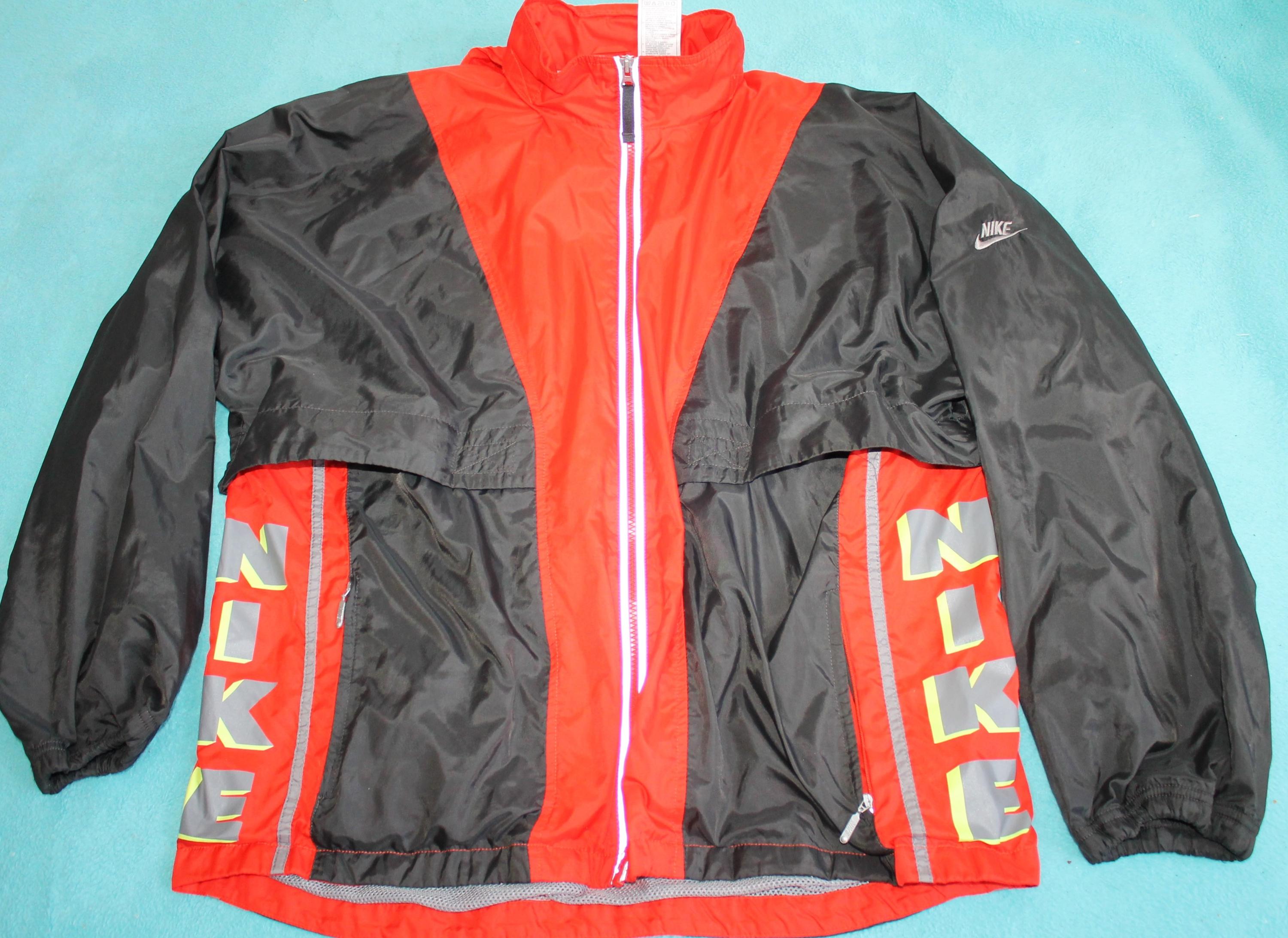 Nike Track Jacket Vintage 80s XL Zip Retro Polyester Sports Top - Etsy