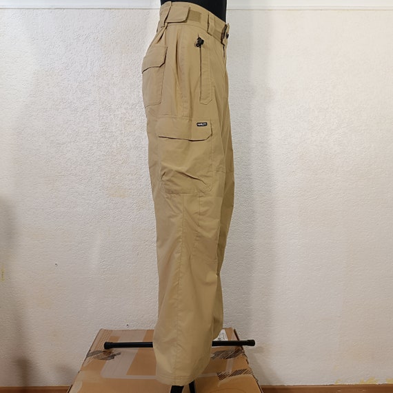 Vintage 90s Brown Ski Pants, Cargo Ski pants, Fin… - image 5
