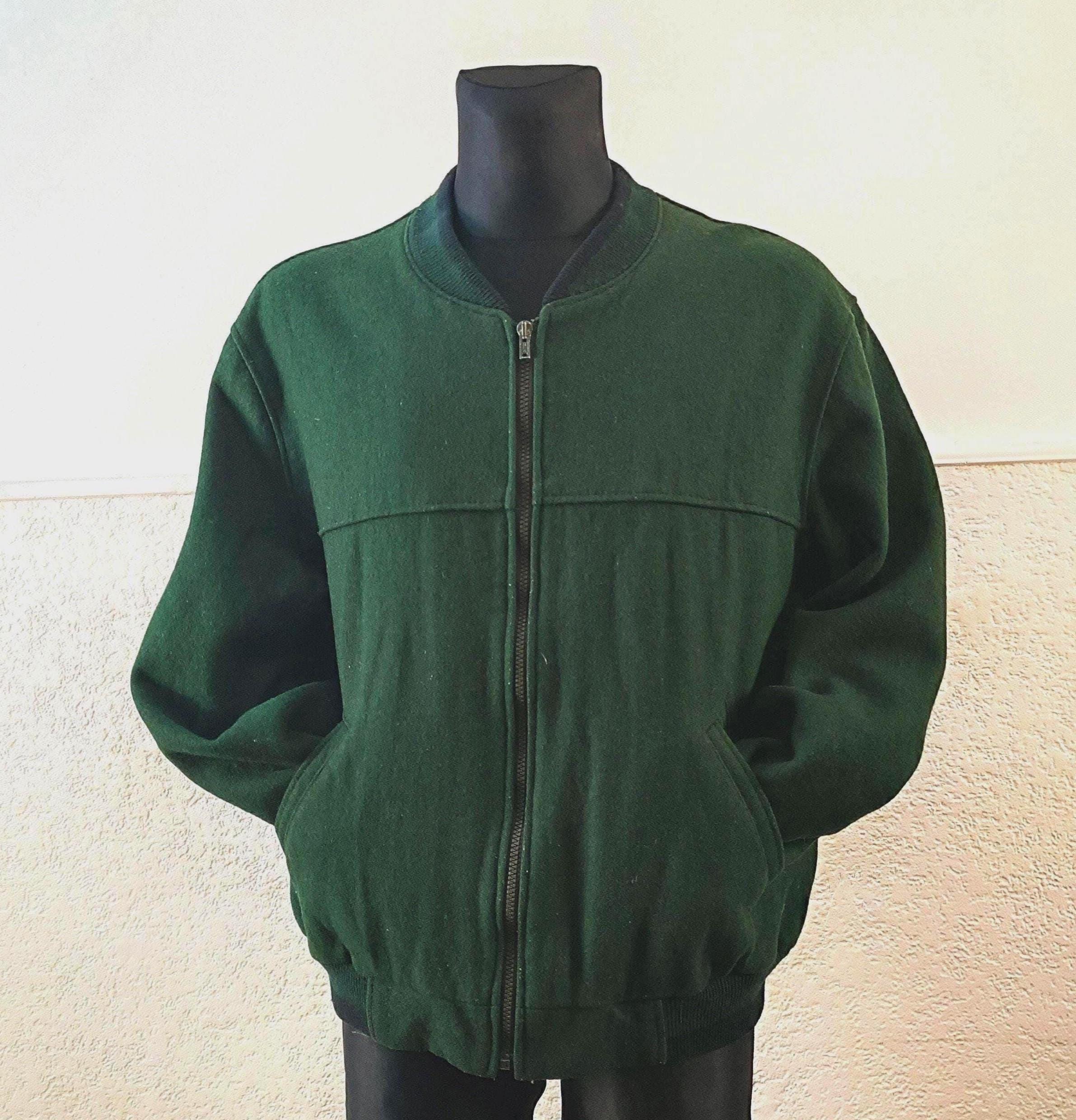 ジャケット・アウター 80s Vintage ITALY Loden Green Wool Coat Vintage 80s 90s Max Dine Italy Loden Green Wool Tailored