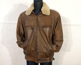 Vintage Deadstock Navajo Suede Leather Jacket Size XL - XXL Crazy