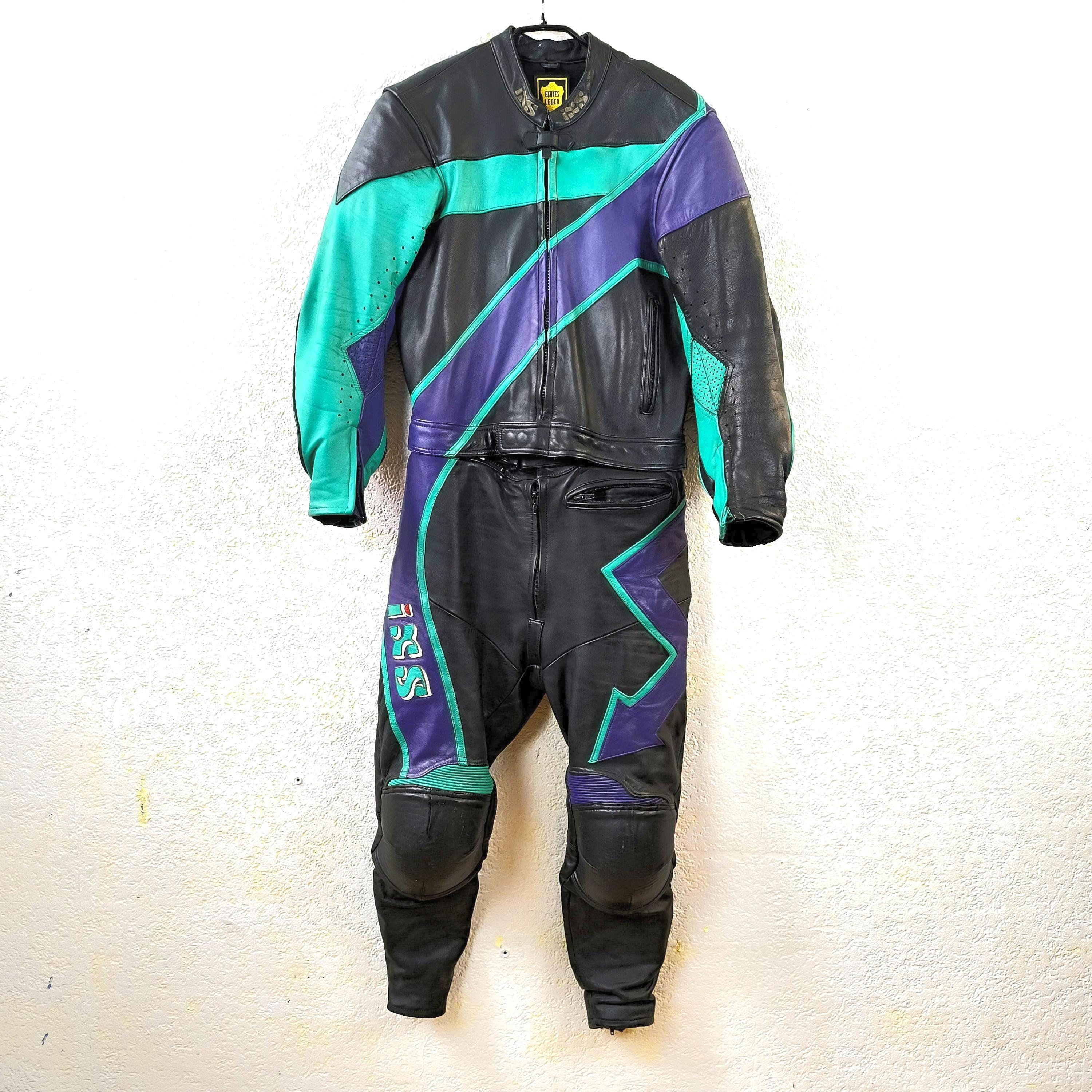 Racing Suit Motorbike Leather Suit, 80s Vintage Motorbike