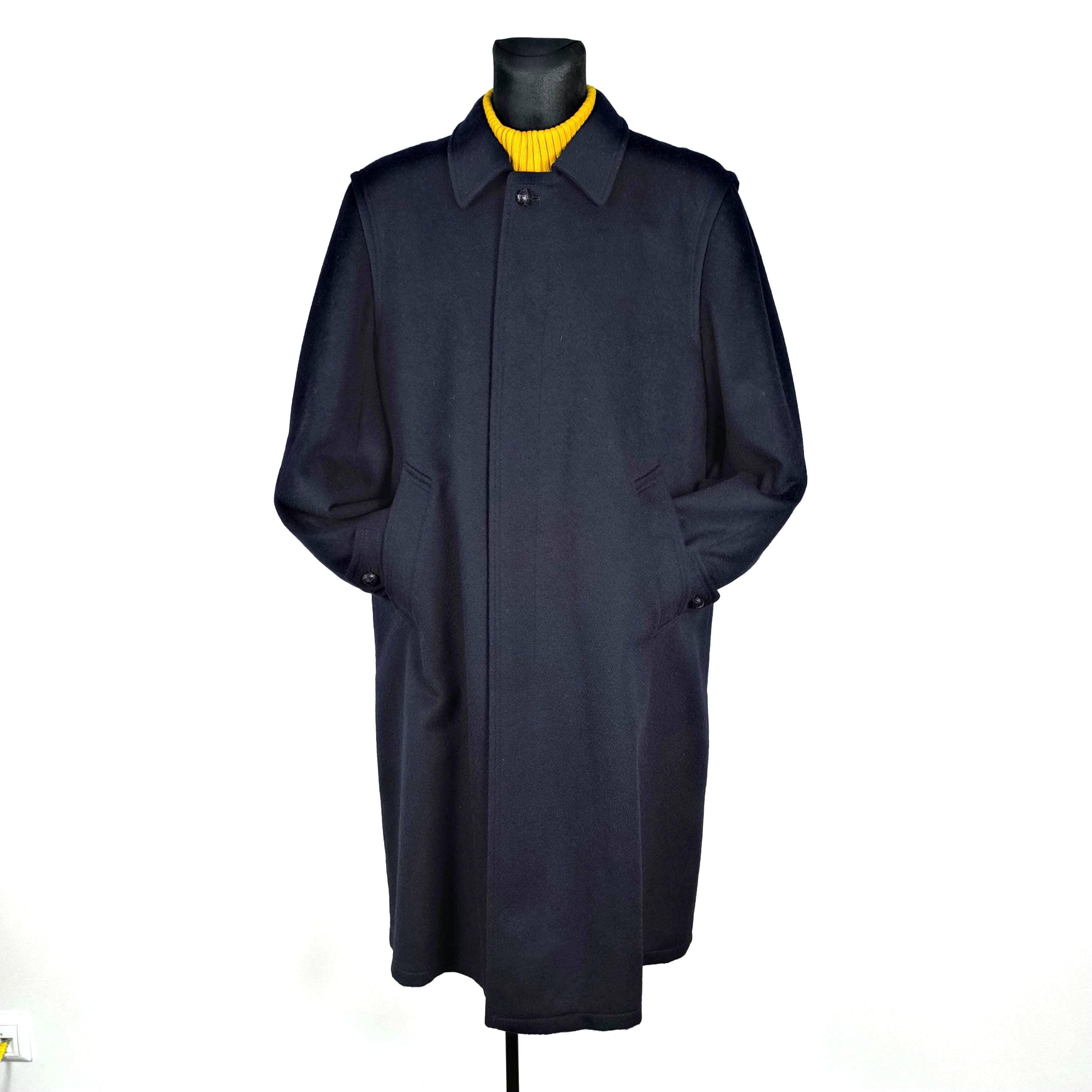 美品【レア】salko ローデンコート　紺　膝下丈　くるみB ウール　裏チェック Salko loden coat - Etsy 日本