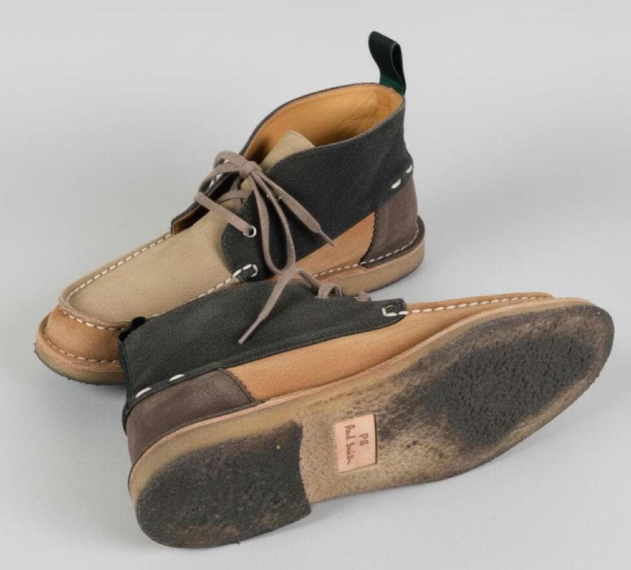 Vintage 70s Streetwear Mens 11 D Distressed Suede Leather Chukka Boots AS IS USA Vintage Men main image 4