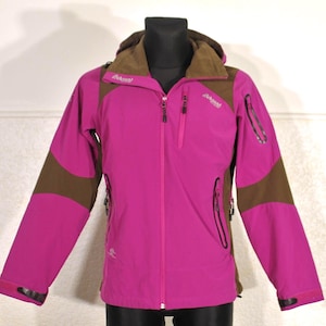 Bergans of Norway Purple Softshell Hooded Windbreaker Jacket - Women&#39;s Winter Outerwear Size M