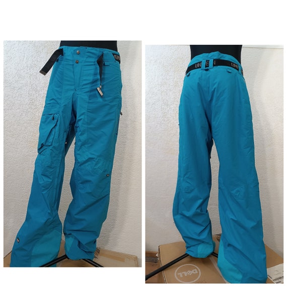 Vintage 90s Blue Ski Pants Women, Peak Performance Skiing Pants