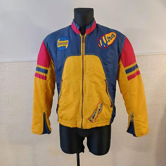 Vintage racer bomber jacket deals