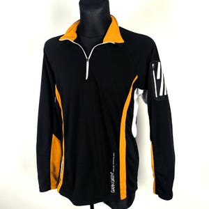 Vintage jaren 90 Galvin Green Black Fleece Windstopper Jacket - Grote maten golfkleding voor heren