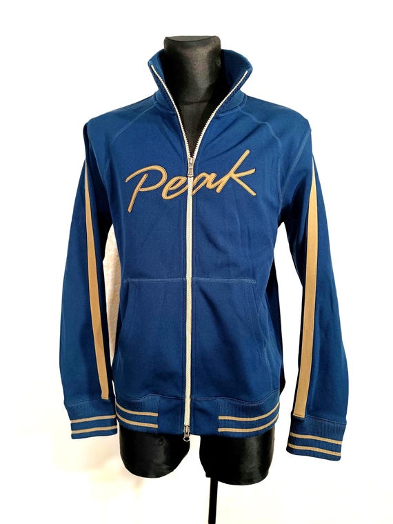 Vintage Navy Peak Performance Y2K Tracksuit Jacke… - image 1