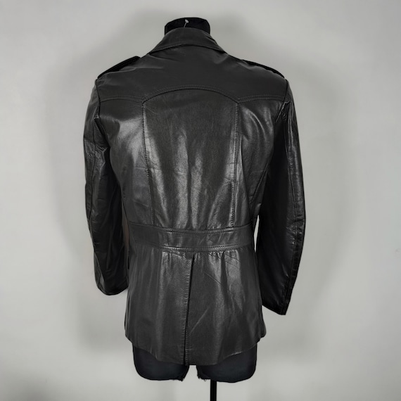 ジャケット・アウター 70s archive nappa leather jacket vintage Vintage Men's Brown Leather Jacket 70s Trench Belted 44 Styled By