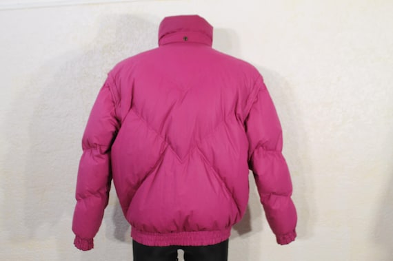 Reversible Pink Puffer Bomber: Unisex Vintage Dol… - image 6