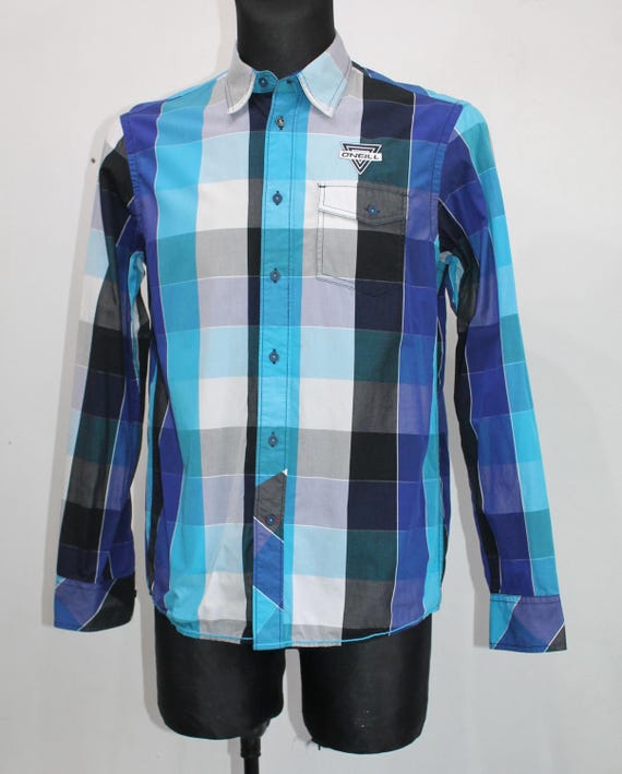 Chemise,chemise à carreaux à manches longues pour hommes,100% coton,rouge,bleu marine,7XL