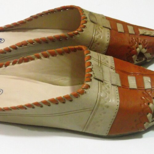 Leather Women Slippers Handmade Leather Shoes Slippers With a Etsy