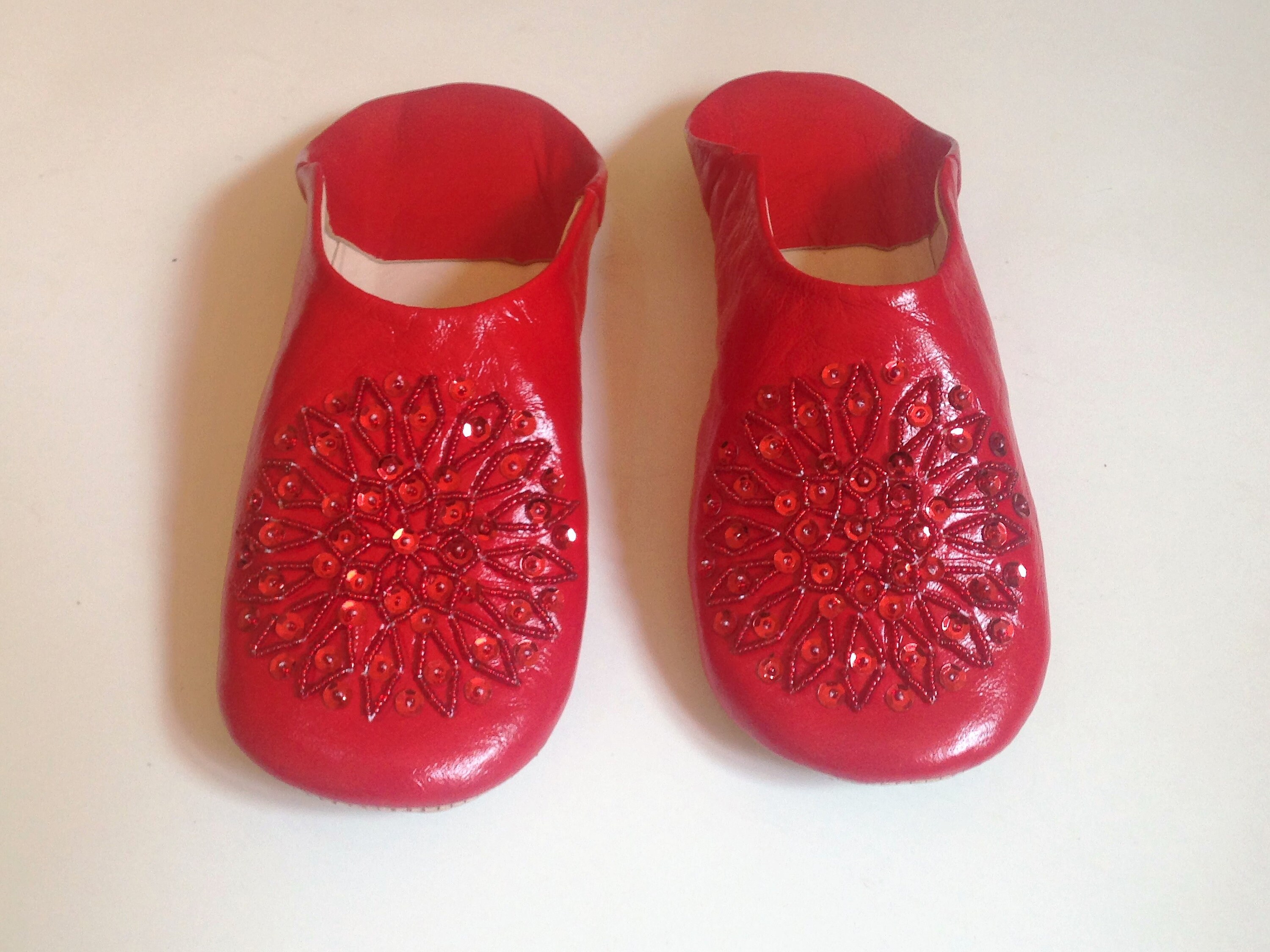 Women Leather Slippers Babouche for Home Shoes Slip for Etsy