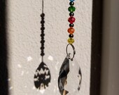 Prisma drop crystal glass suncatcher chakras prisma crystal glass feng shui prisma glass prisma crystal glass rainbow suncatcher