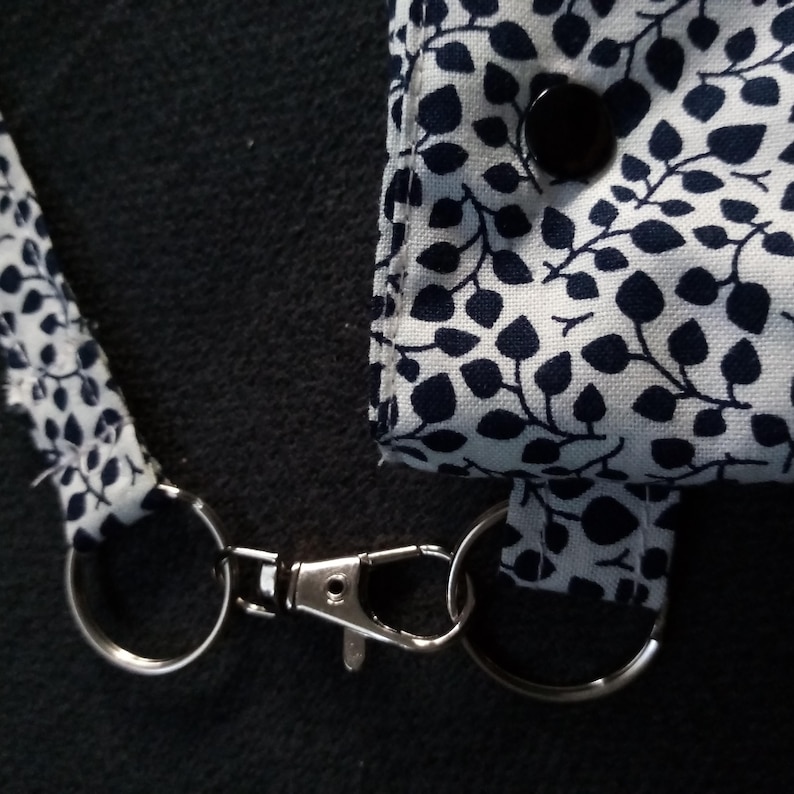 Dog Treat Shoulder Bag Pure Cotton 15 X 15 Cm With Practical Snap