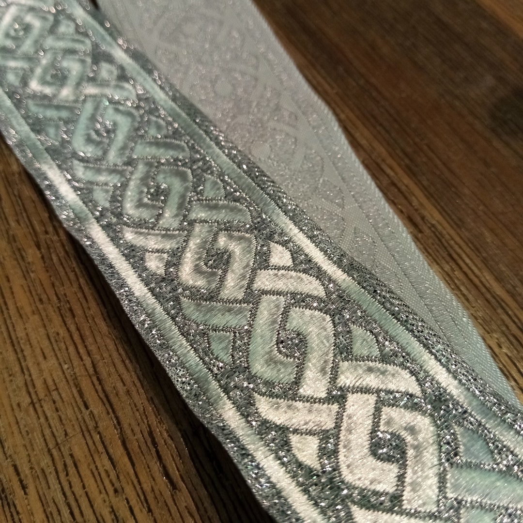Brocade Border in Silver 3.5 Cm Wide Sold by the Metre - Etsy