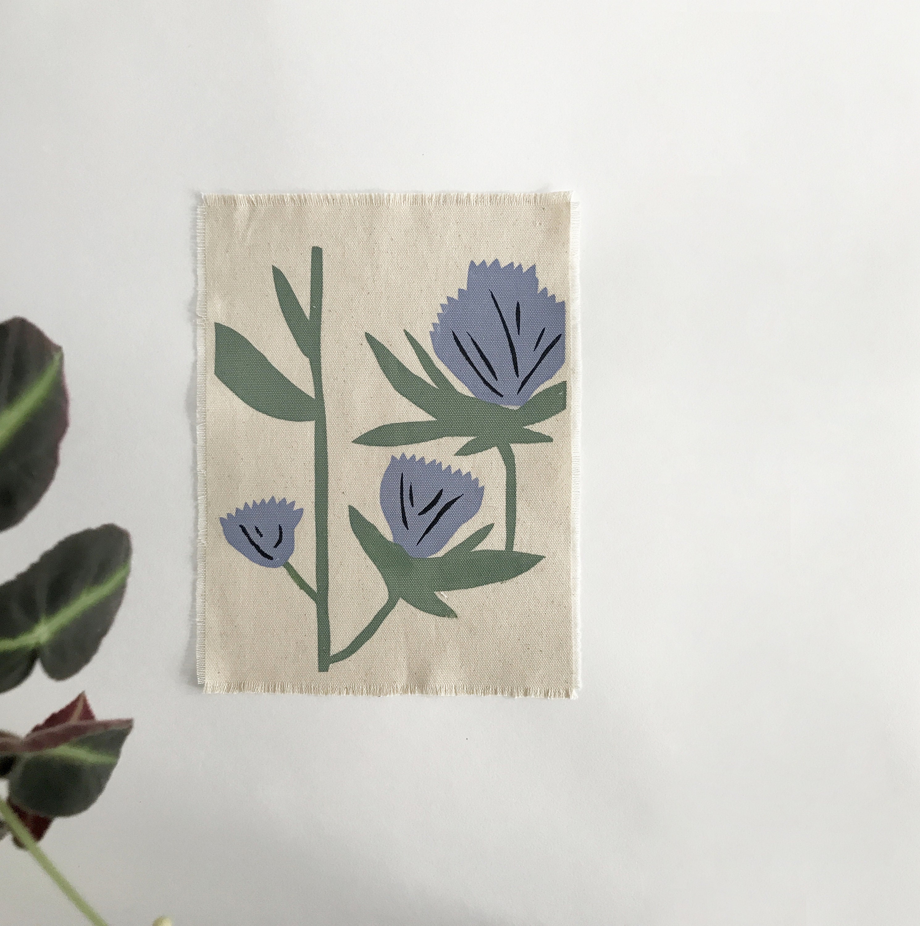Tenture Mille-Fleurs // Sérigraphie sur Tissu