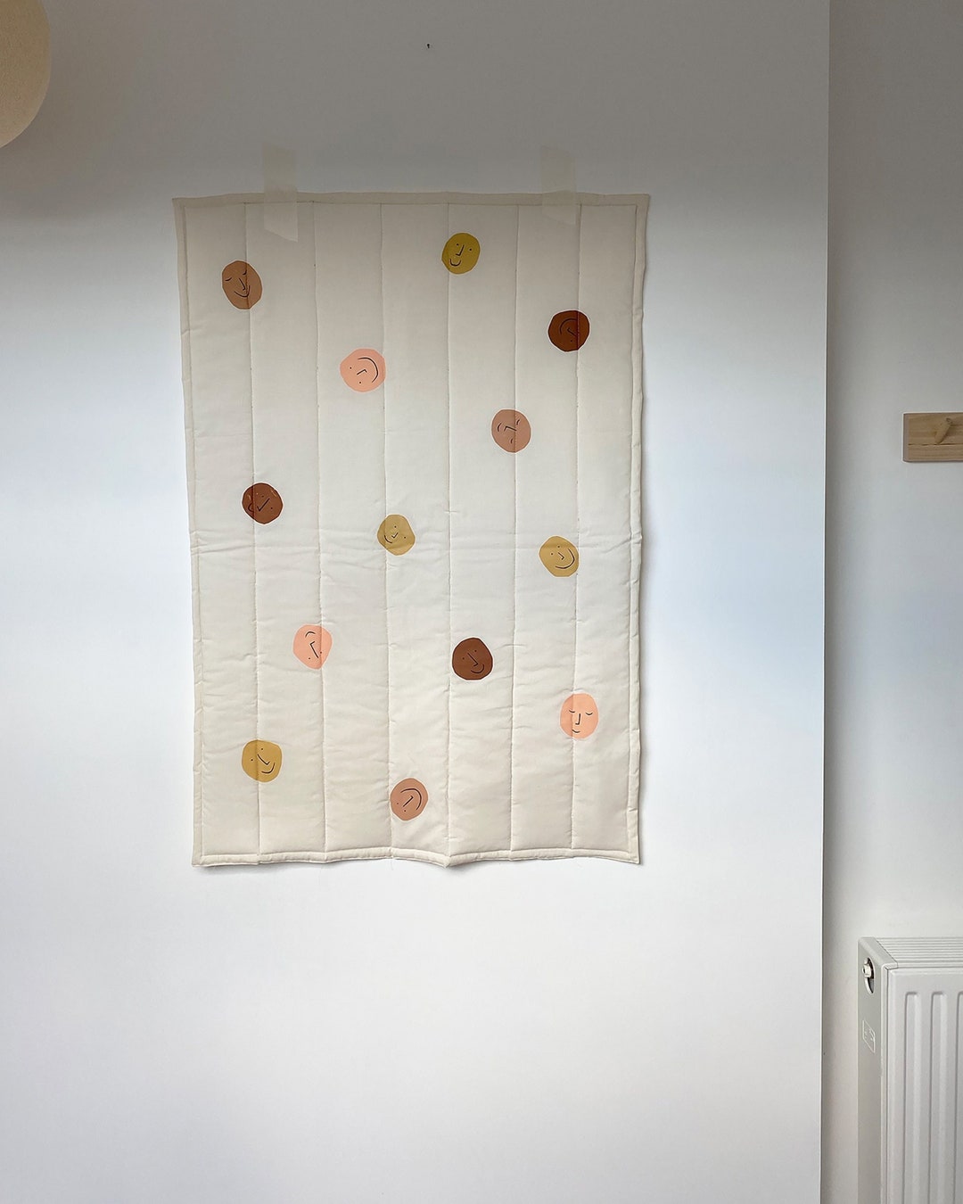 Comforter faces / Play Mat / Wall Decoration for Etsy