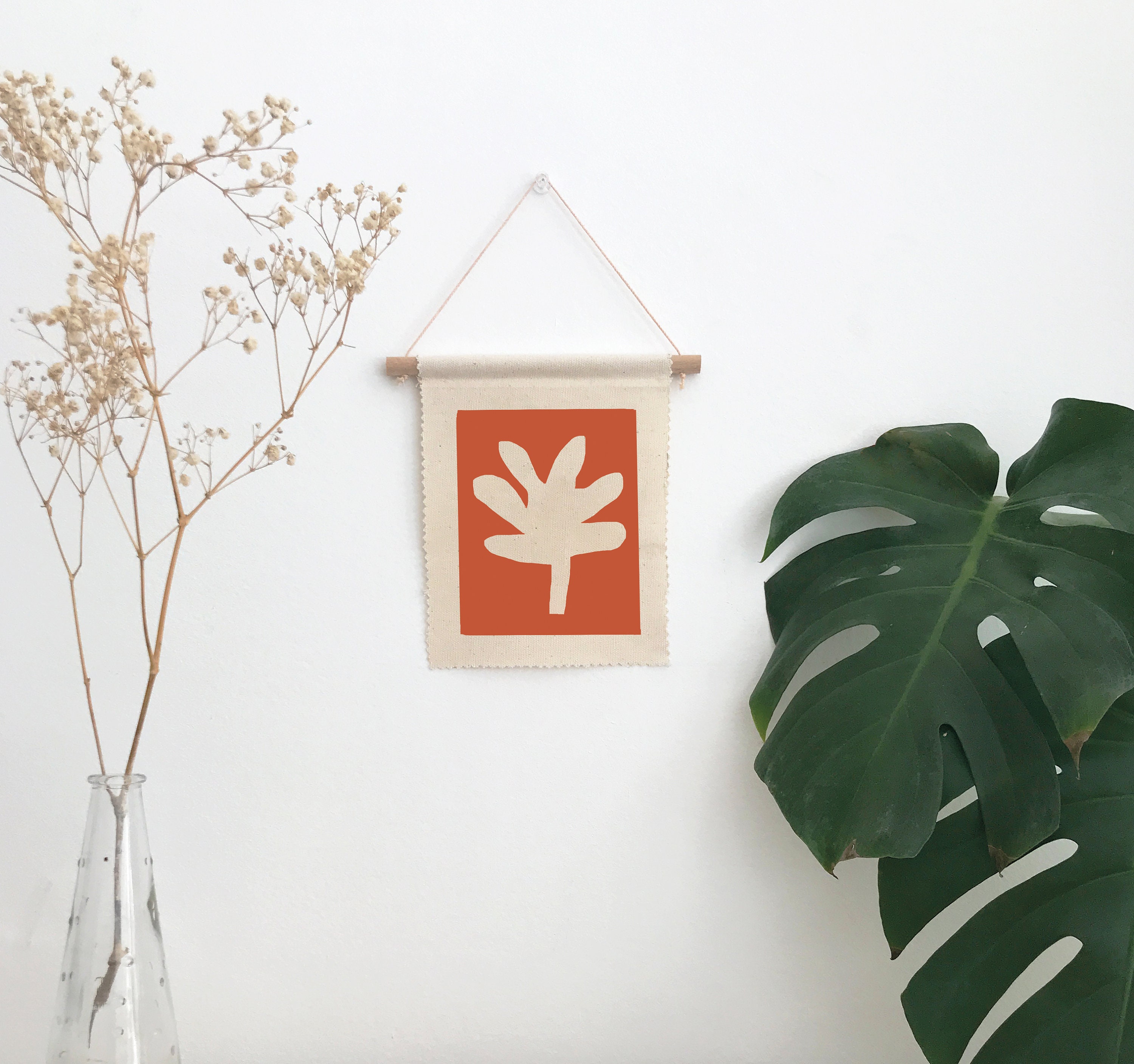 Fanion Petits Papiers Découpés // Sérigraphie sur Tissu