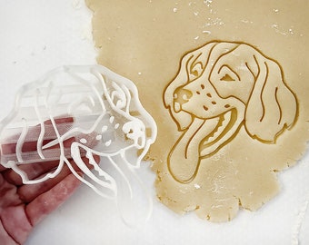 Setter Dog Cookie Cutter, Irish Red and White Setter Dog Breed, Gordon Setter Dog Portrait