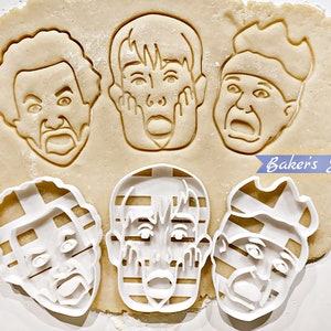 Christmas Portraits Set Cookie Cutters,  Christmas Cookie Cutters, Fondant Cutters, Christmas Theme