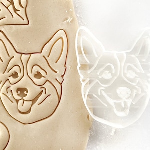 Corgi Cookie Cutter, Pet Portrait, Gift for Corgi dog owner