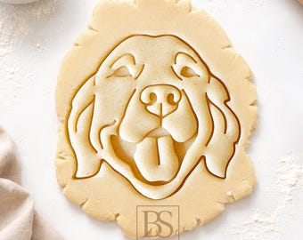 Golden Retriever Cookie Cutter, Dog Breed Gift, Gift for Dog Lover, Fondant Cutter, Clay Cutter