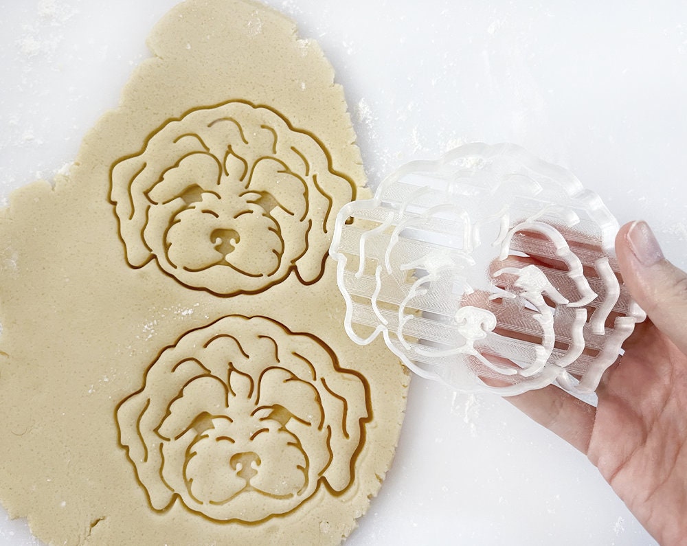Cavapoo Cookie Cutter, Gift for Cavapoo Owner, Pet Portrait, Poodle ...