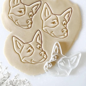 Blue Heeler Cookie Cutter: Australian Cattle Dog Stamp, Custom Pet Portrait