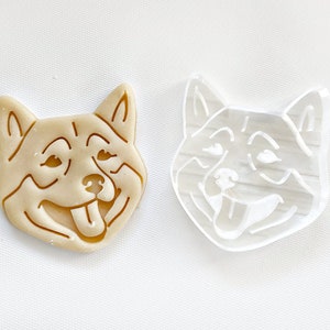 Shiba Inu Cookie Cutter, Dog Portrait Cutter