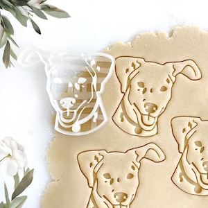 Dalmatian Dog Cookie Cutter Custom Dog Face Stamp Personalized Baking Gift for Dog Lover Pet Portrait Fondant Cutter Clay Mold