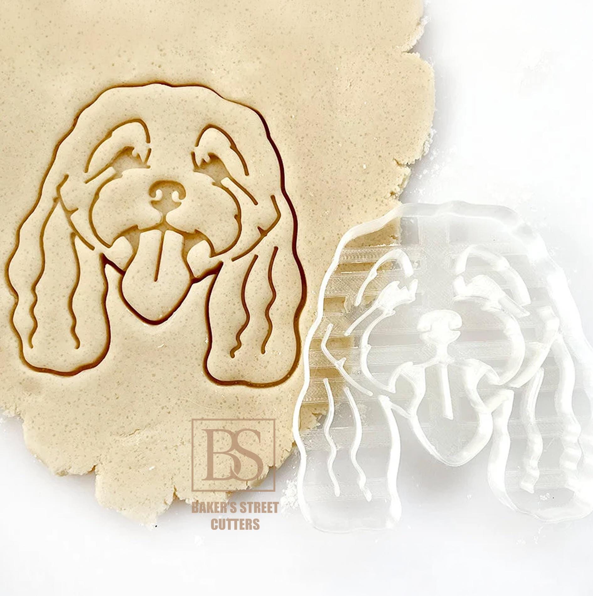Cavapoo Dog Cookie Cutter, Dog Breed Gift, Cookie and Fondant Cutter ...