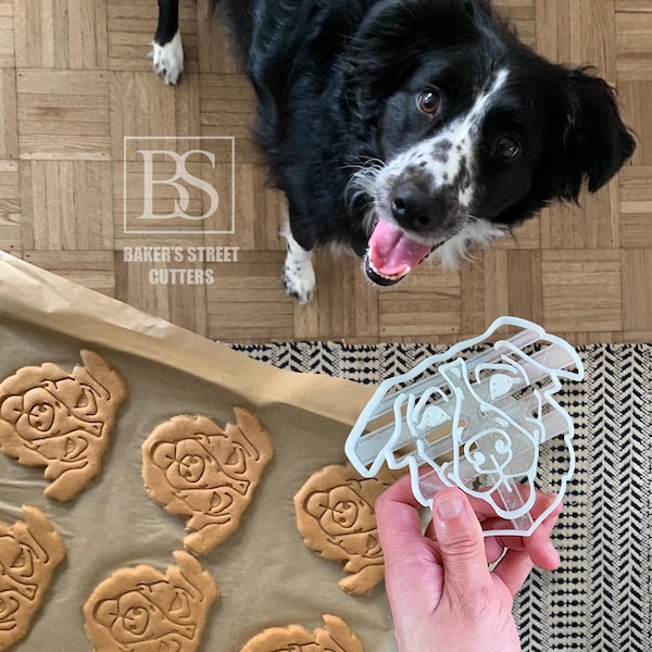 Custom Pet Portrait Cookie Cutter, Dog Face Cutter, Gift For Pet Owner