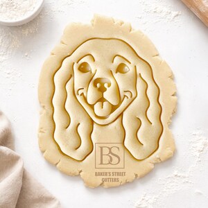 Cocker Spaniel Cookie Cutter, Dog Portrait Cutter