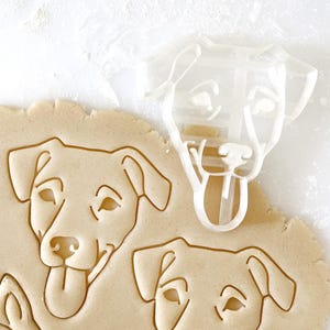 Dog Cookie Cutter, Dog Cookie Stamp, Fondant and Clay, Cookie Stamp