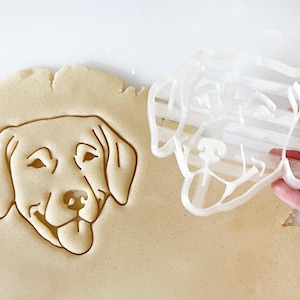 Labrador Chesapeake Bay Cookie Cutter, Brown Black Labrador, Clay and Fondant