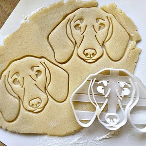 Dachshund Cookie Cutter, Dog Cookie Cutter, Fondant and Clay, Cookie Stamp