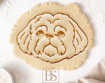 Shih Tzu Cookie Cutter: Dog Breed Cookie Stamp, Custom Pet Portrait