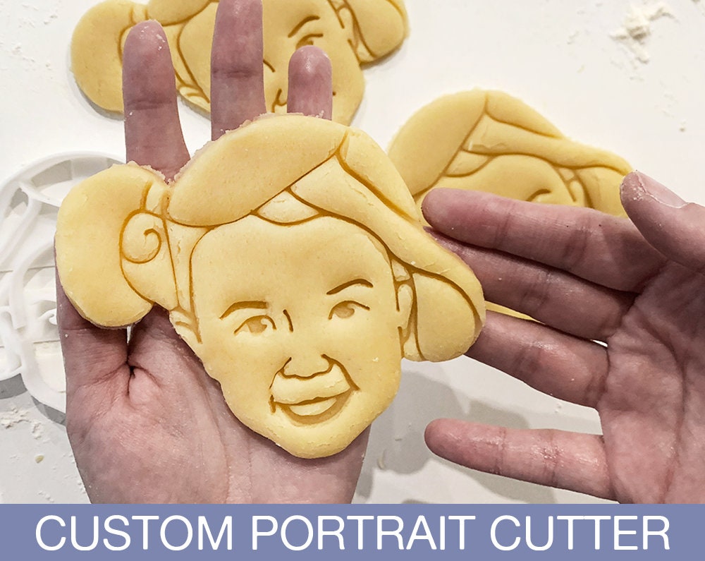 Custom Portrait Cookie Cutter l Personalized cookie cutter l | Etsy