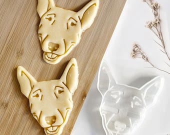 Bull Terrier Cookie Cutter: Dog Breed Custom Stamp