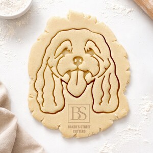 Cavapoo Dog Cookie Cutter, Dog Breed Gift, Cookie and Fondant Cutter, Clay Cutter