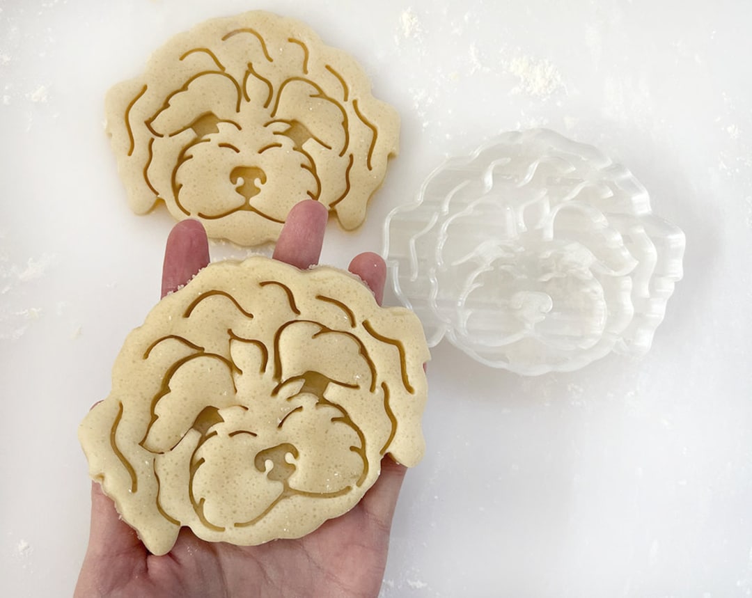 Cavapoo Cookie Cutter, Gift for Cavapoo Owner, Pet Portrait, Poodle ...